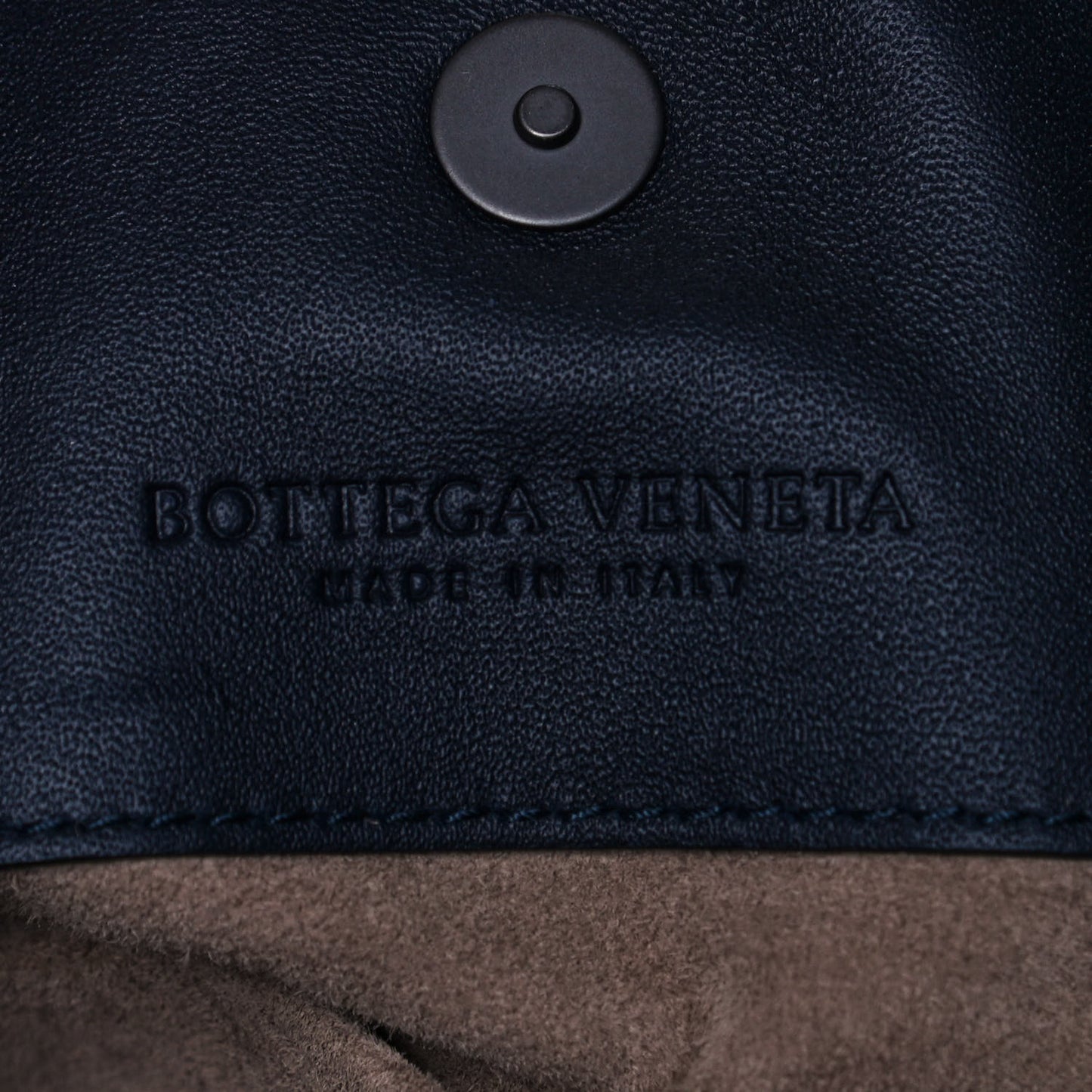 Nappa Intrecciato Medium Tote Navy