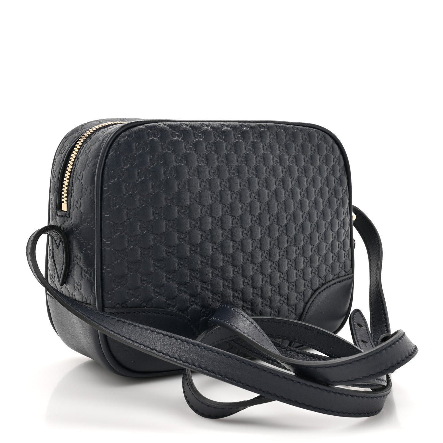 Microguccissima Mini Bree Messenger Bag Blue