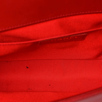 Chanel Lambskin Quilted Medium Boy Flap Red 5 of 10