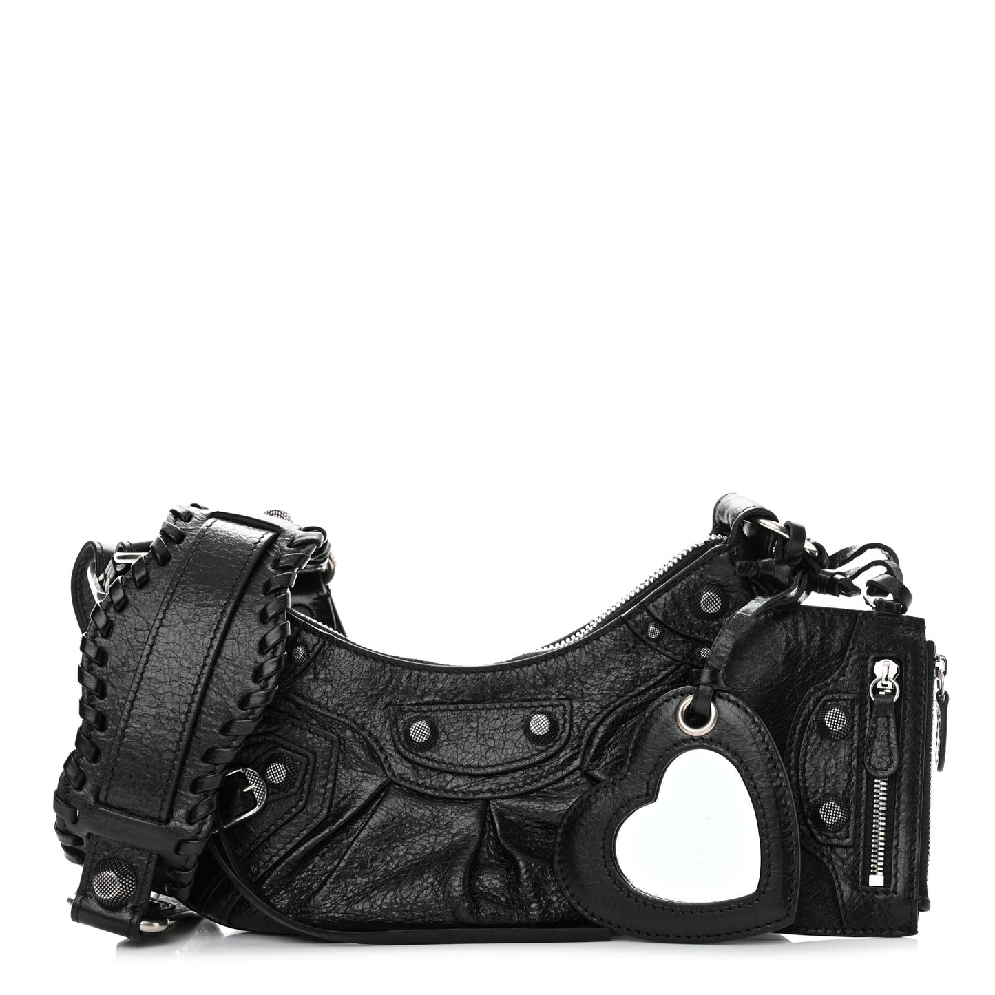 Agneau Arena Le Cagole Shoulder Bag XS Black