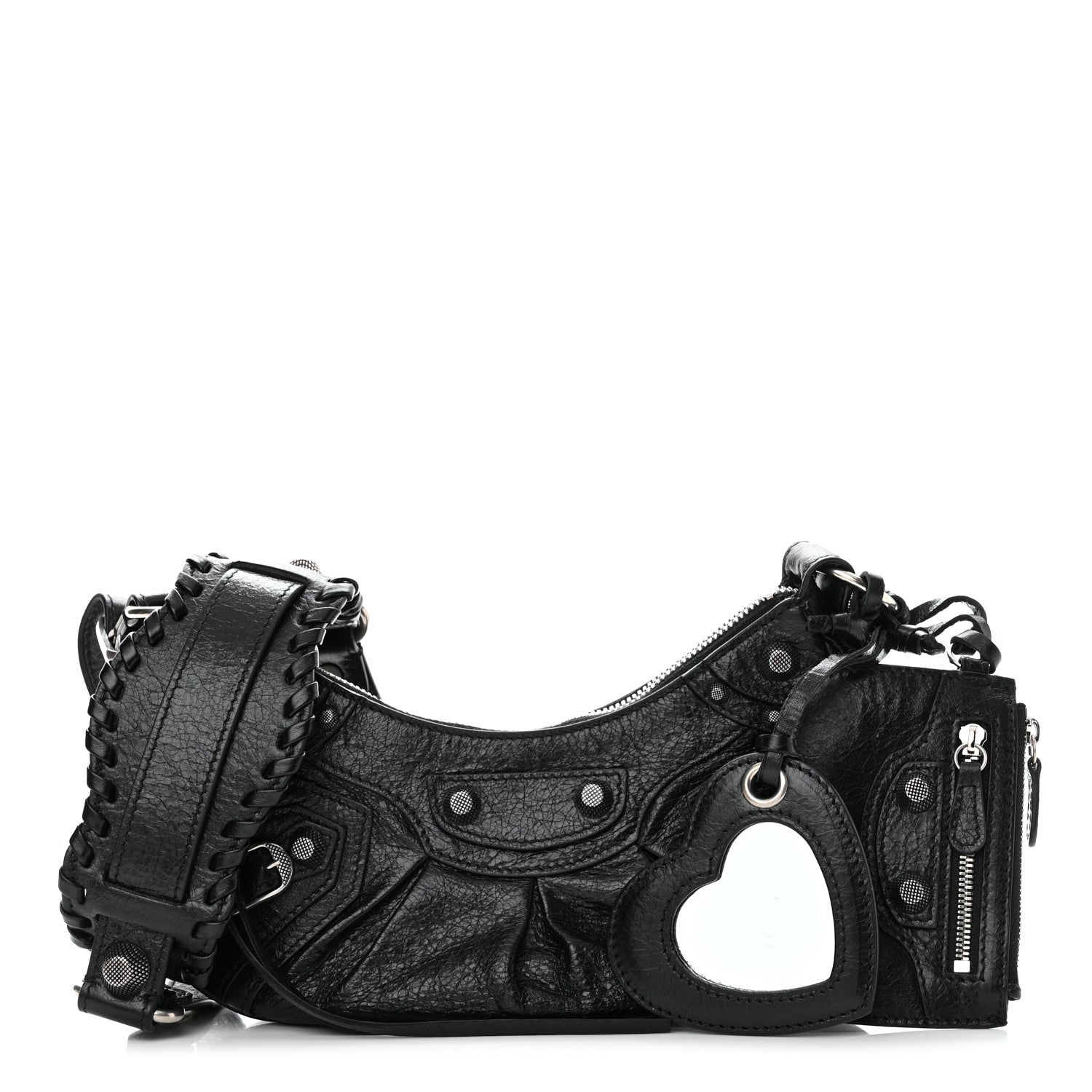 Balenciaga Agneau Arena Le Cagole Shoulder Bag XS Black 1 of 10