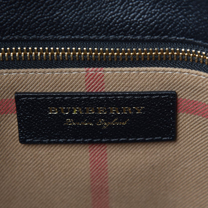 Burberry Soft Grain Calfskin Medium Buckle Tote Black 7 of 11