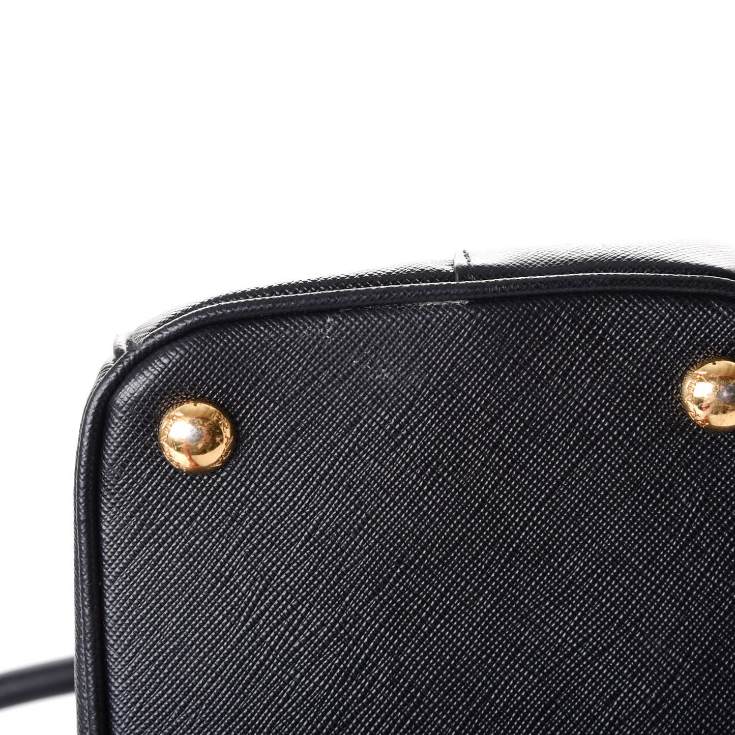 Saffiano Medium Galleria Double Zip Tote Black