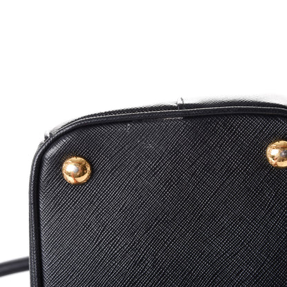 Prada Saffiano Medium Galleria Double Zip Tote Black 11 of 14