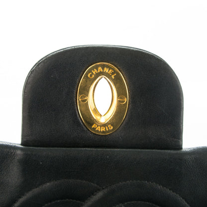 Chanel Lambskin Quilted XL Jumbo Single Flap Black 6 of 14