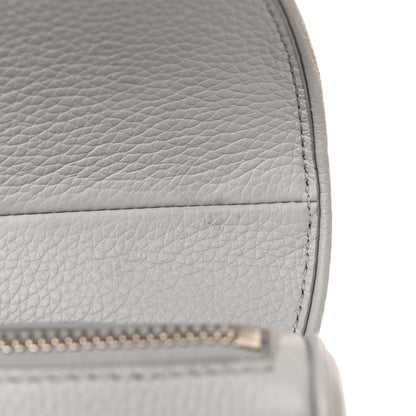 Christian Dior Grained Calfskin Kim Jones Saddle Bag Light Grey 12 of 14