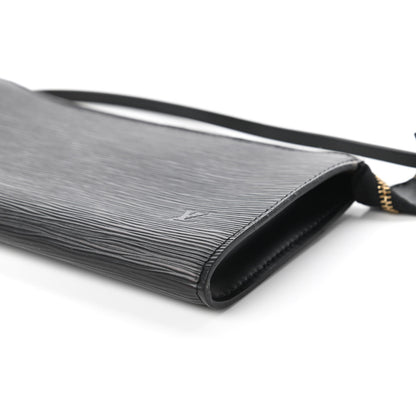 Louis Vuitton Epi Pochette Accessories 24 Black 7 of 10