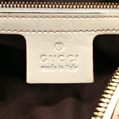 Gucci Guccissima Bamboo Top Handle Boston Bag Off White 7 of 11