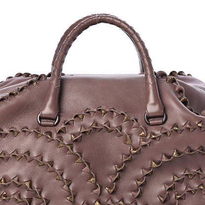 Bottega Veneta Nappa Karung Intrecciato San Marco Tote Lilac 7 of 9
