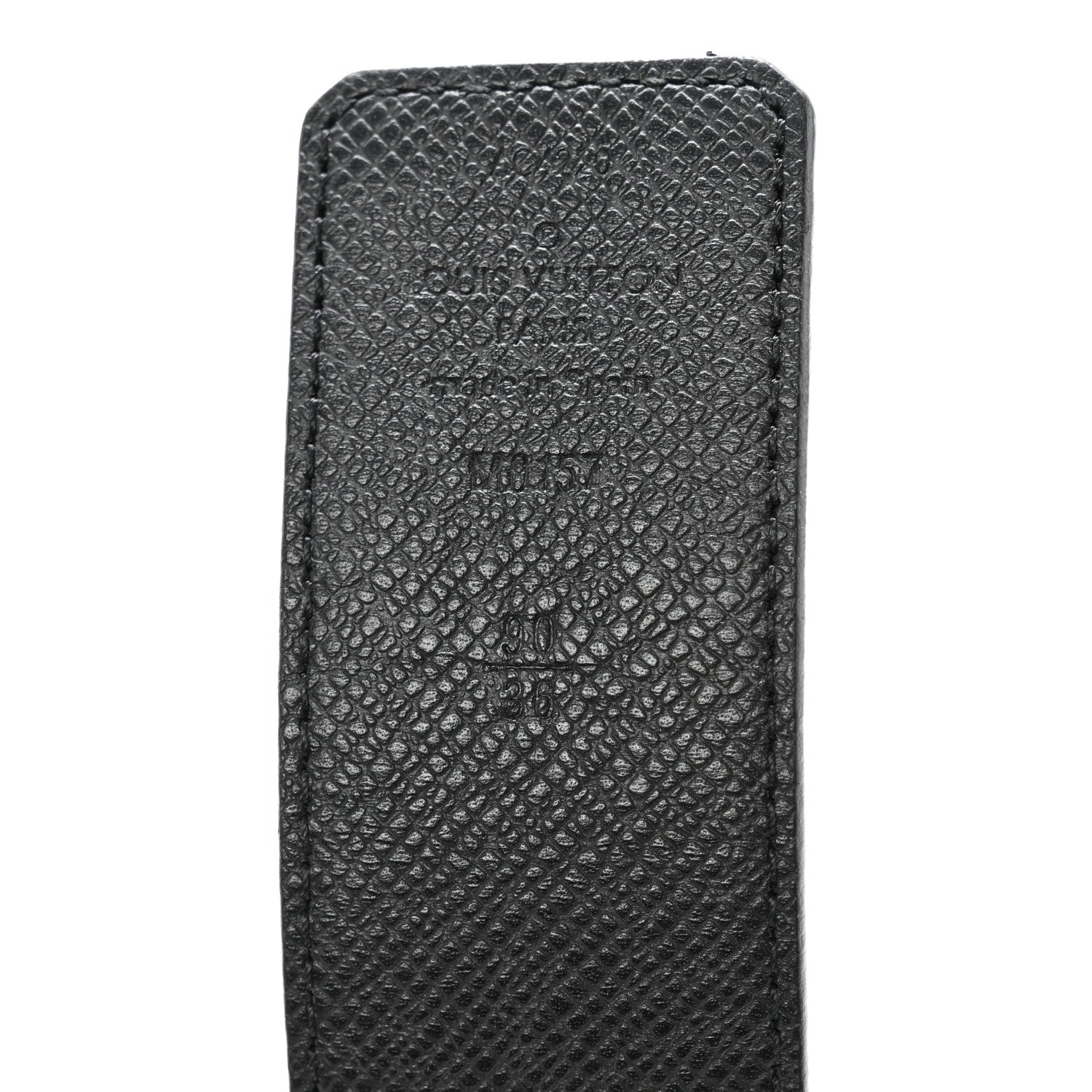 Louis Vuitton Monogram Eclipse Taigarama 40mm LV Initiales Reversible Belt 90 36 Black 7 of 8