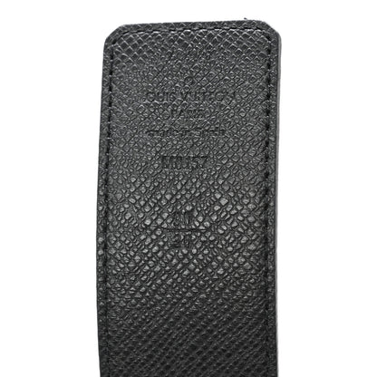Louis Vuitton Monogram Eclipse Taigarama 40mm LV Initiales Reversible Belt 90 36 Black 7 of 8