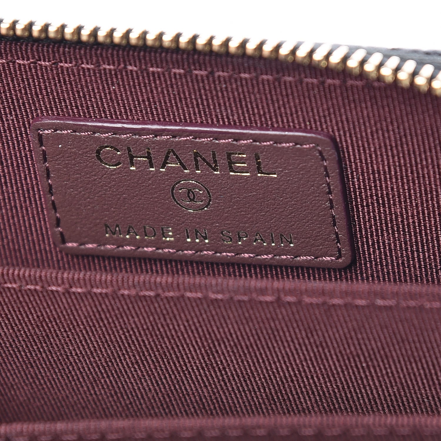 Chanel Caviar Quilted Zip Coin Purse Black 6 of 9