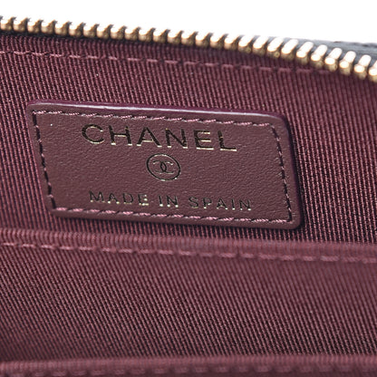Chanel Caviar Quilted Zip Coin Purse Black 6 of 9
