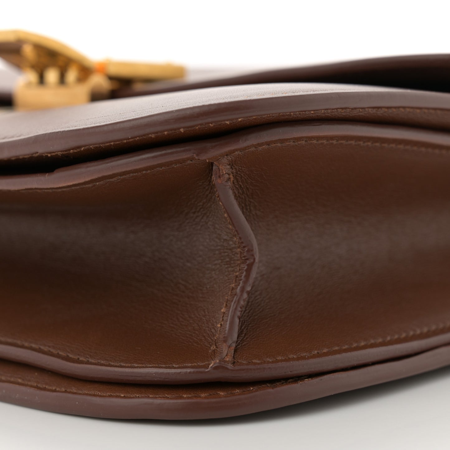 Box Calfskin Medium Classic Box Flap Bag Camel