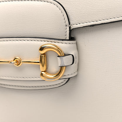 Gucci Azalea Calfskin Horsebit 1955 Shoulder Bag Mystic White 13 of 13