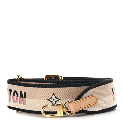 Louis Vuitton Jacquard Speedy Bandouliere 20 Shoulder Strap Black 1 of 3