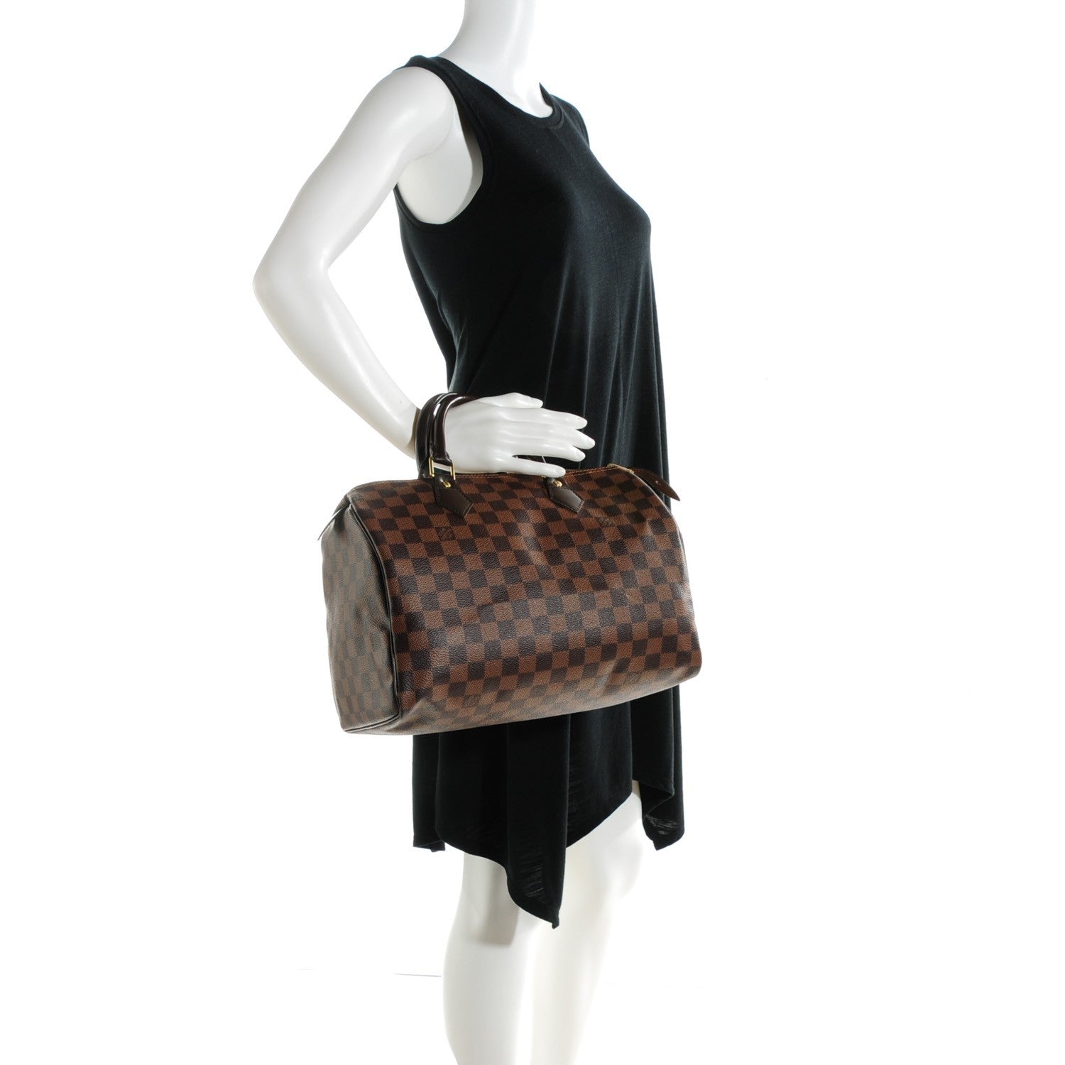 Louis Vuitton Damier Ebene Speedy 30 2 of 8
