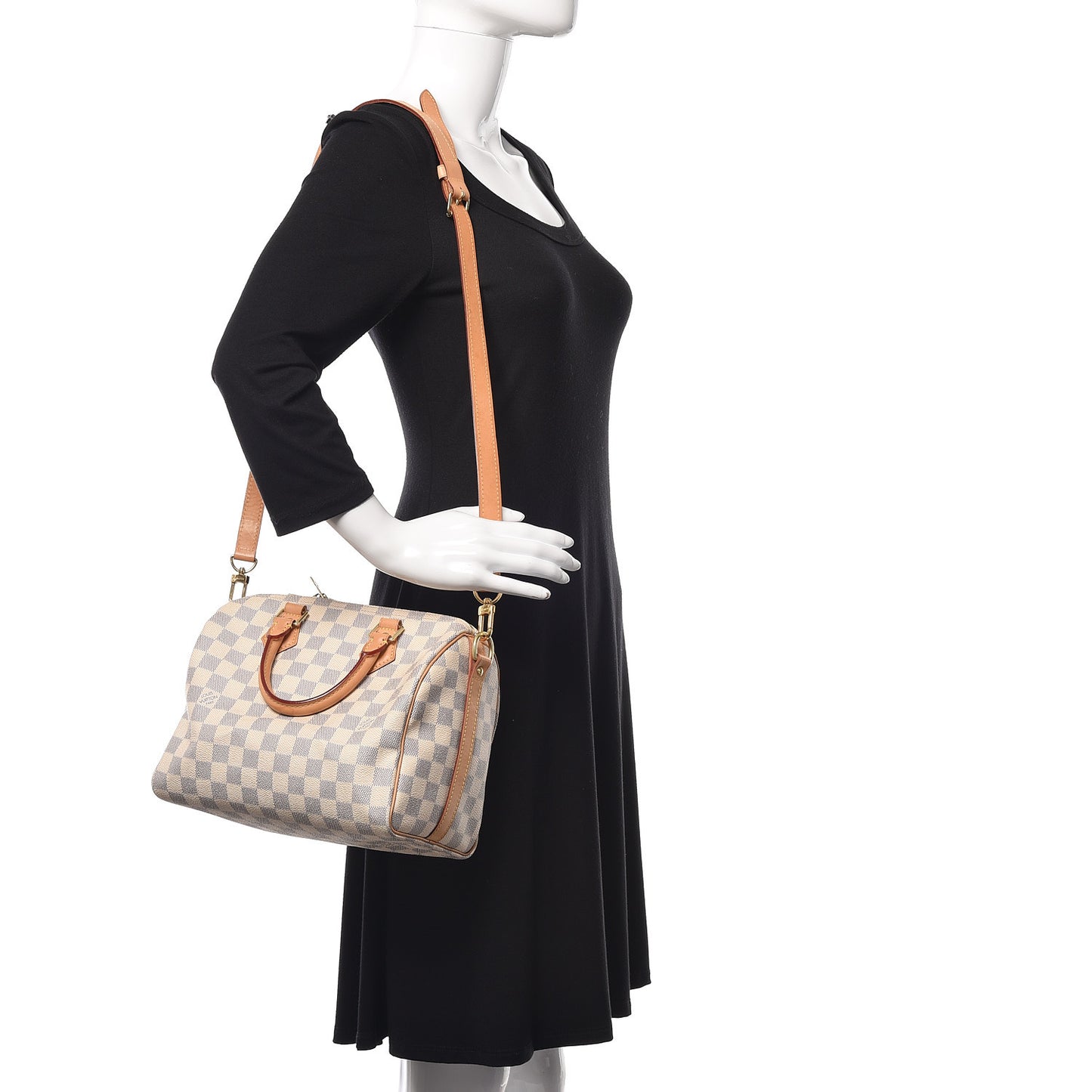 Damier Azur Speedy Bandouliere 25