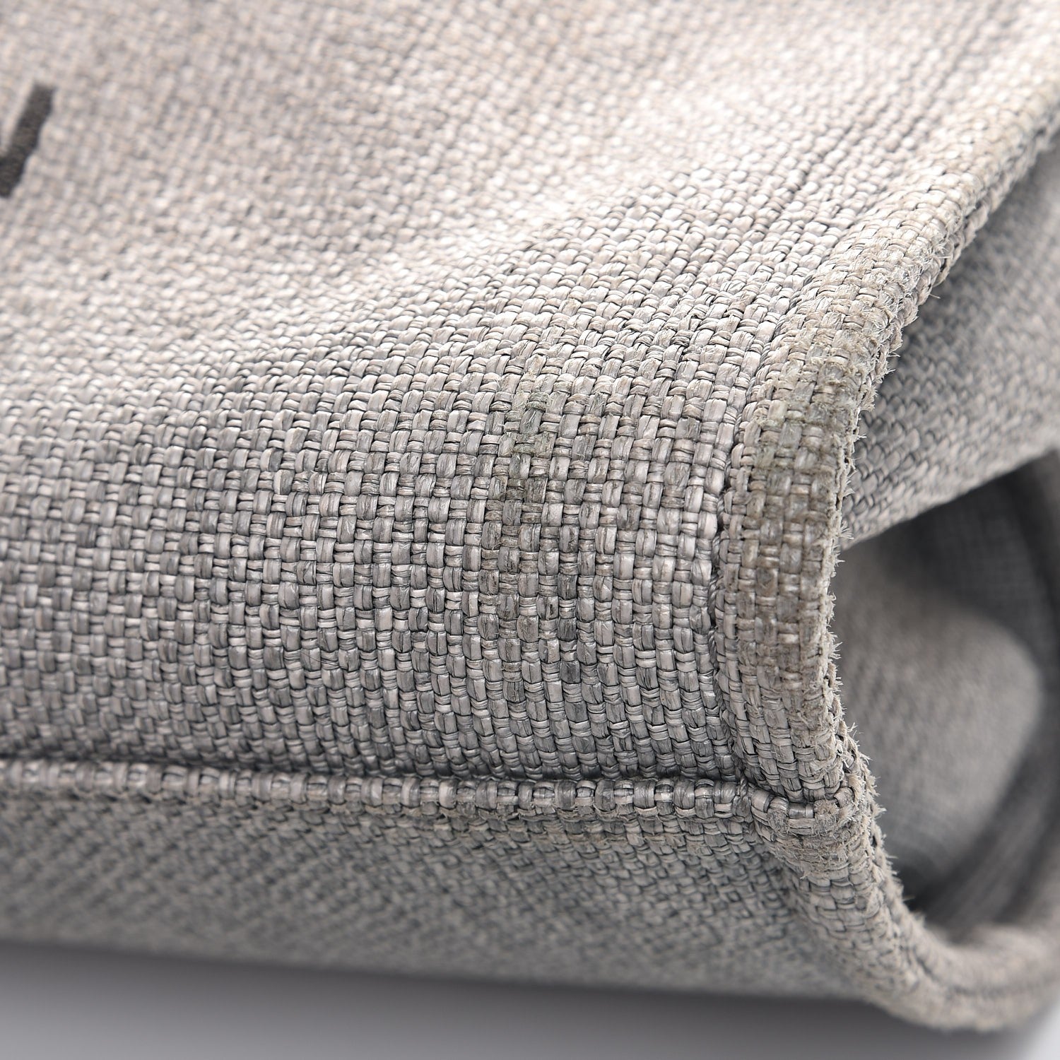 Chanel Canvas Large Deauville Tote Grey 11 of 14