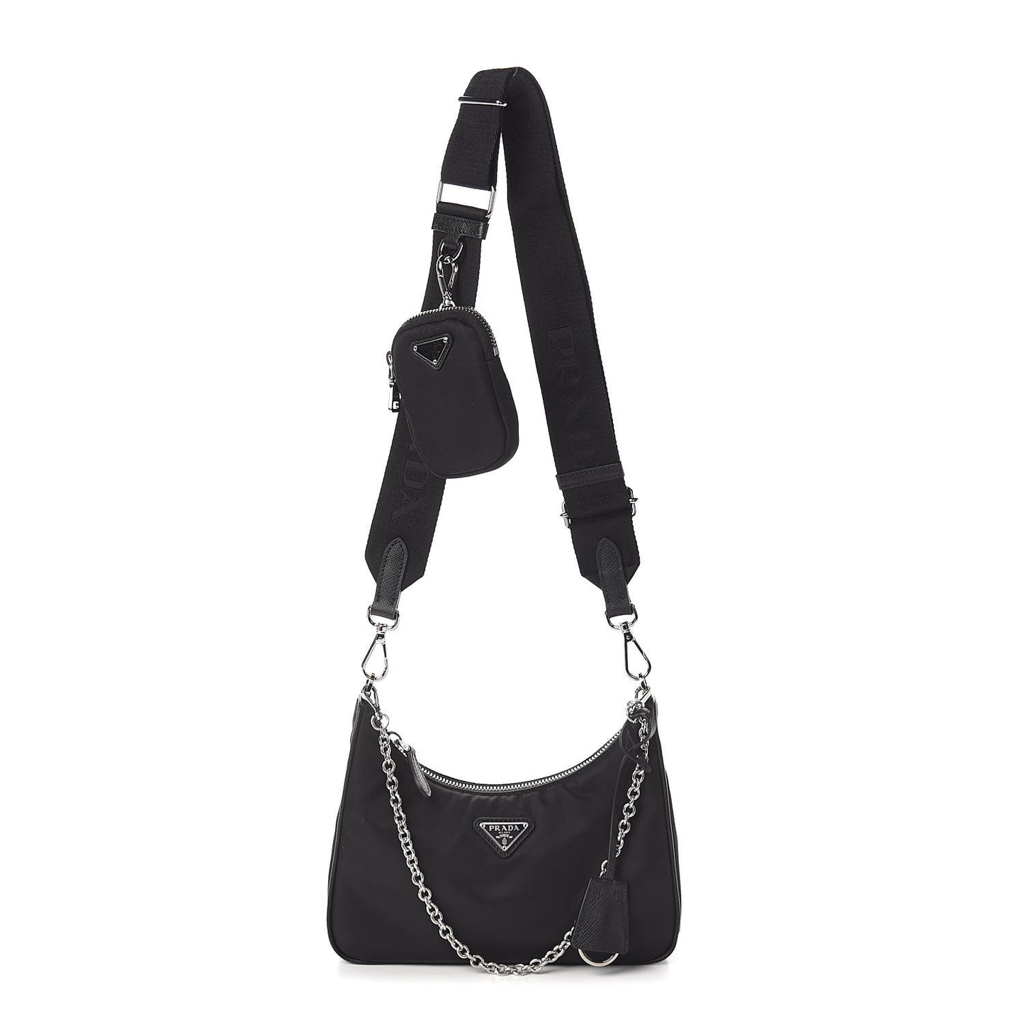 Nylon Re-Edition 2005 Shoulder Bag Black