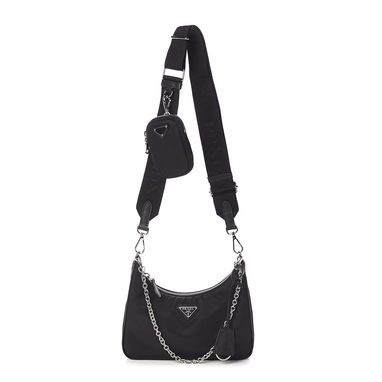 Prada Nylon Re-Edition 2005 Shoulder Bag Black 1 of 9