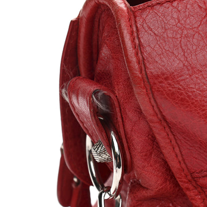 Balenciaga Agneau Arena Giant 12 Silver Hardware Part Time Coquelicot Rouge Coquelicot 15 of 17