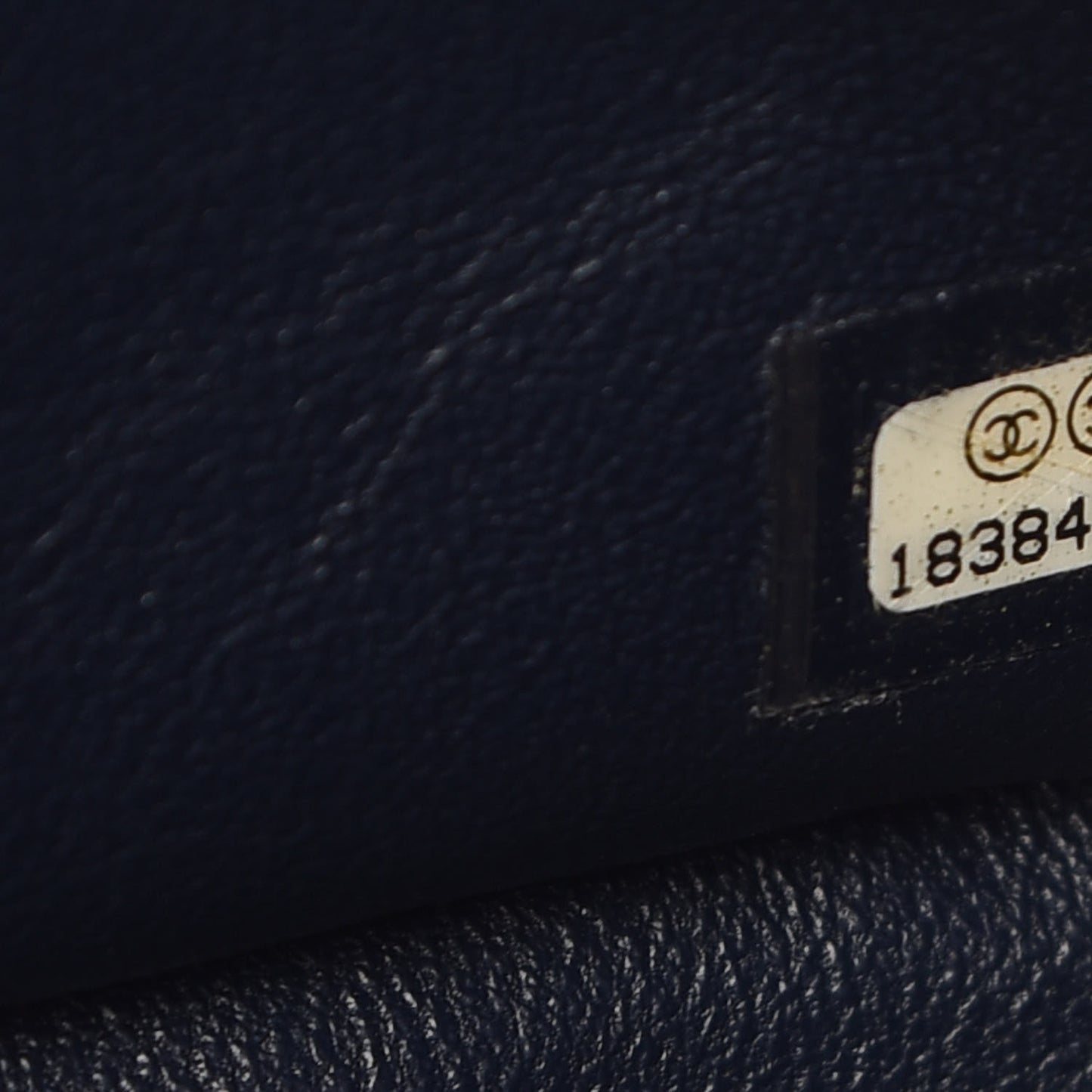Caviar Quilted Jumbo Double Flap Navy Blue
