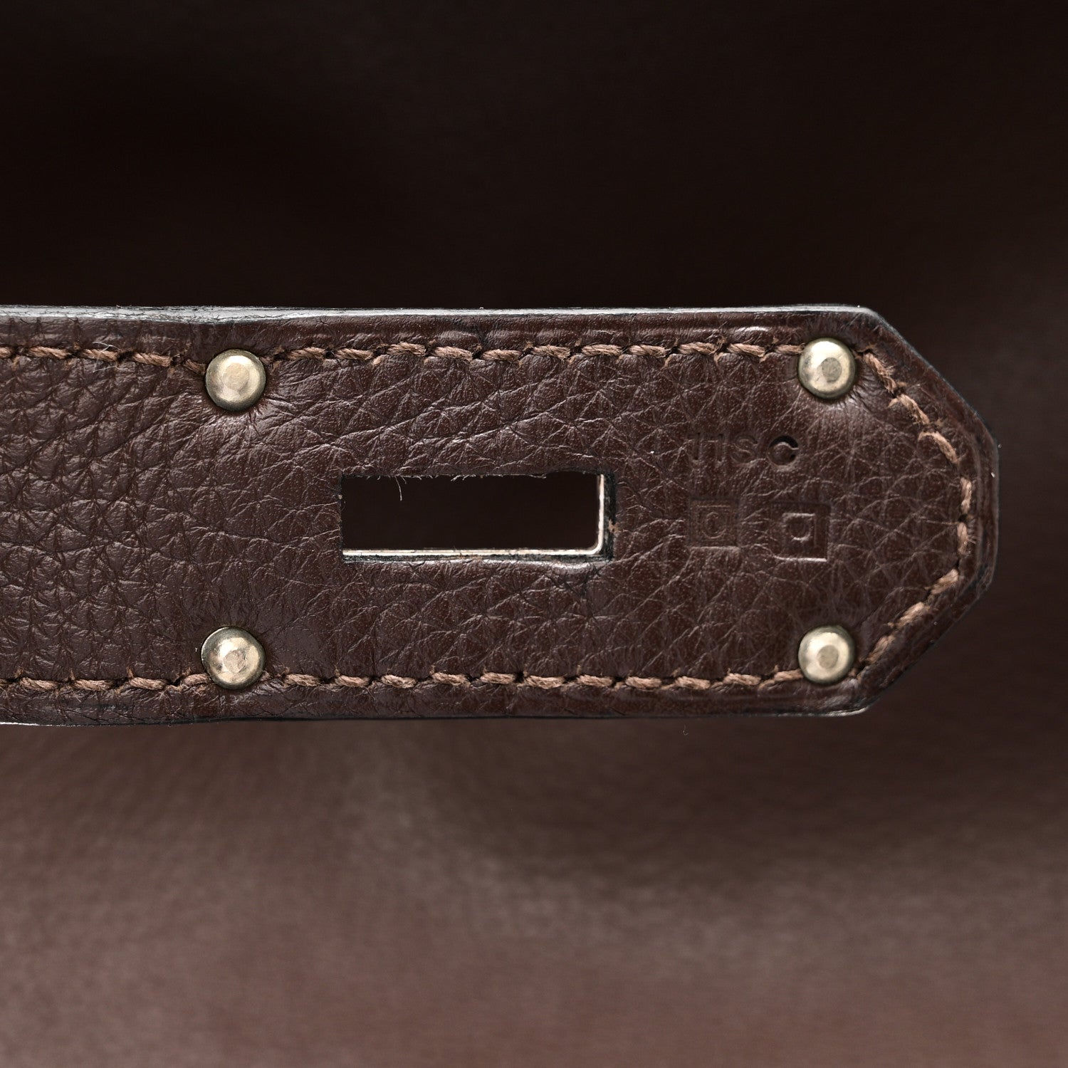 Hermes Togo HAC Travel Birkin 50 Chocolate 6 of 12