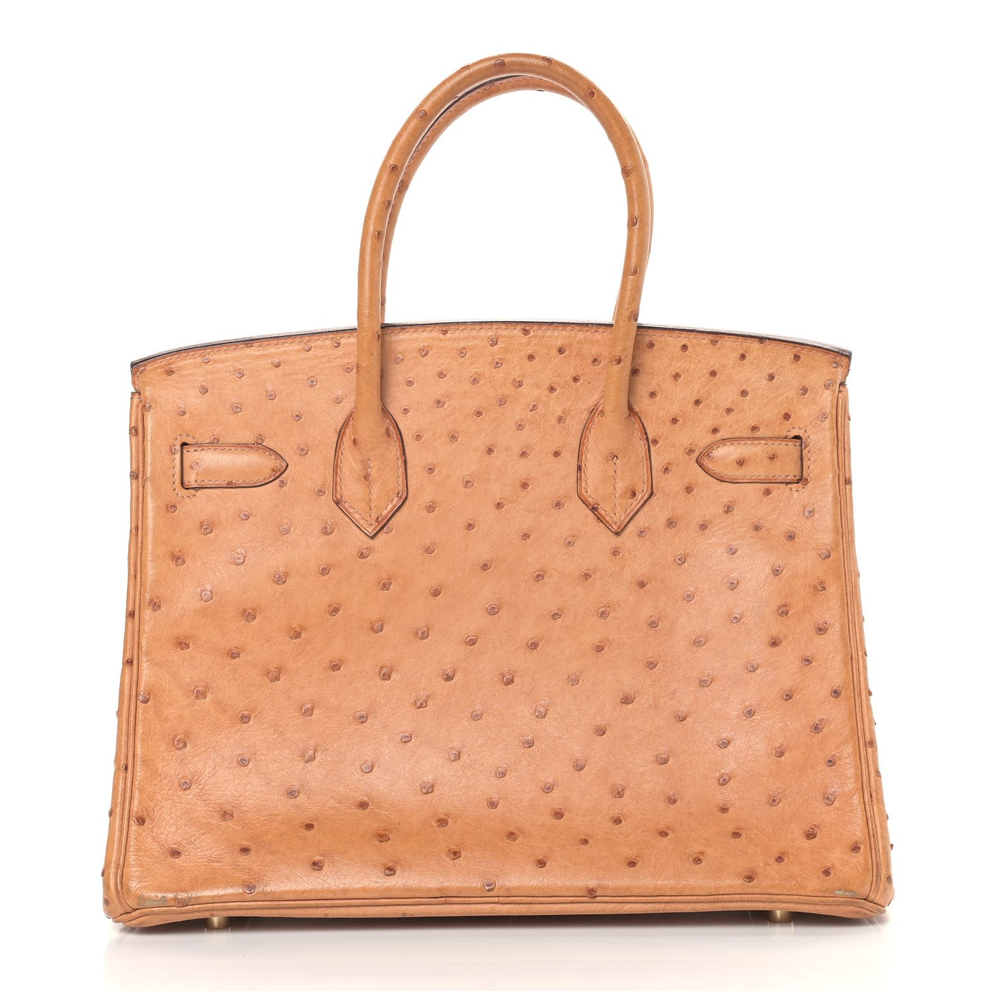 Ostrich Birkin 30 Sable