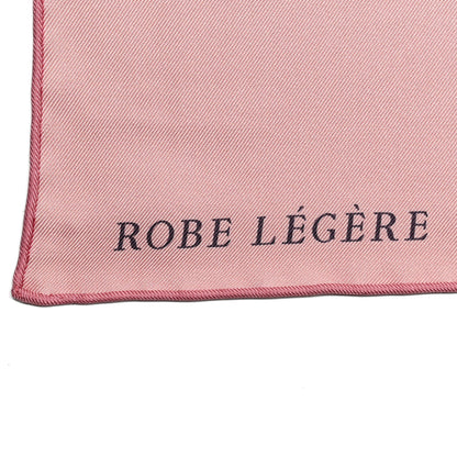 Hermes Silk Twill Robe Legere Scarf 90 Rose Hortensia Bleu 3 of 6