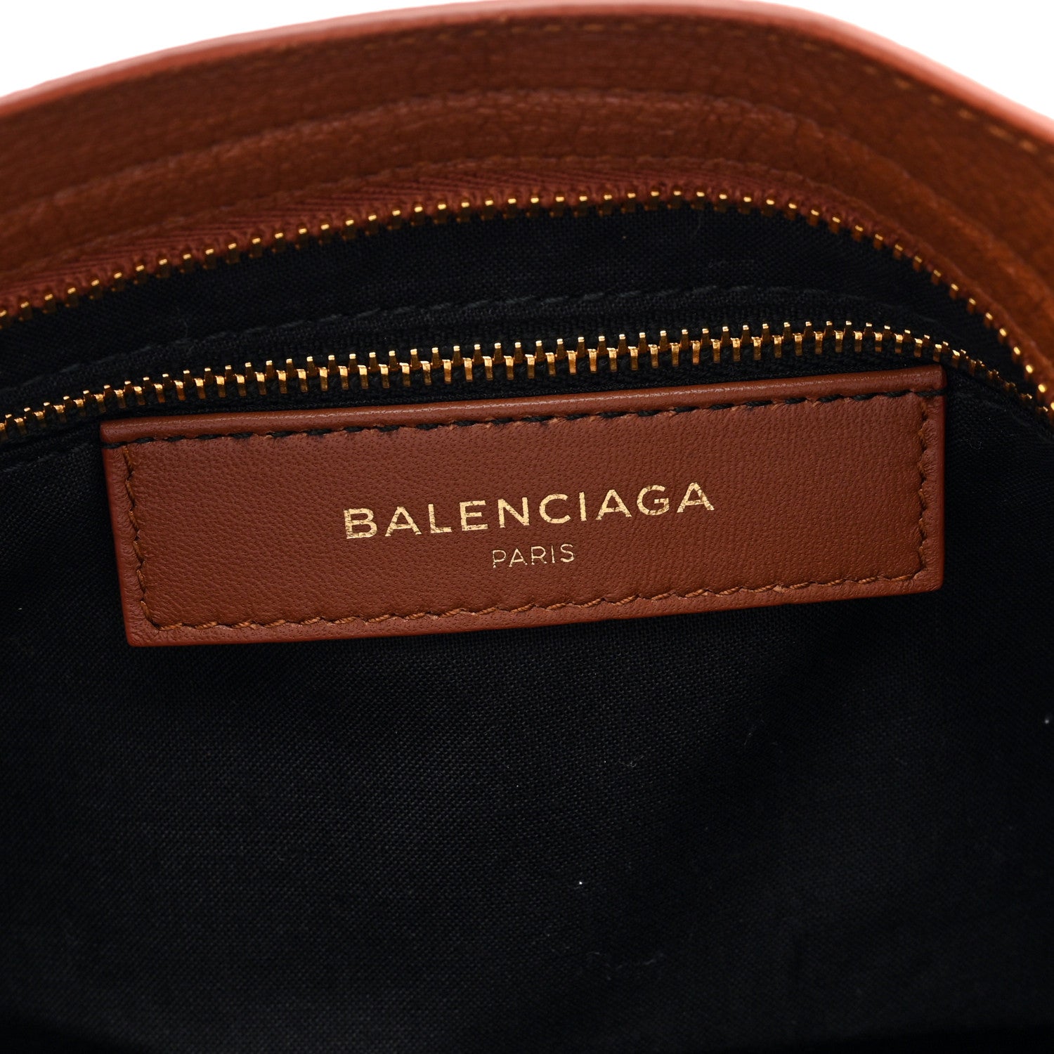 Balenciaga Chevre Gold Metallic Edge Hardware City Marron Terracotta 7 of 11