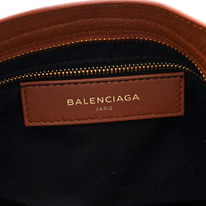 Balenciaga Chevre Gold Metallic Edge Hardware City Marron Terracotta 7 of 11