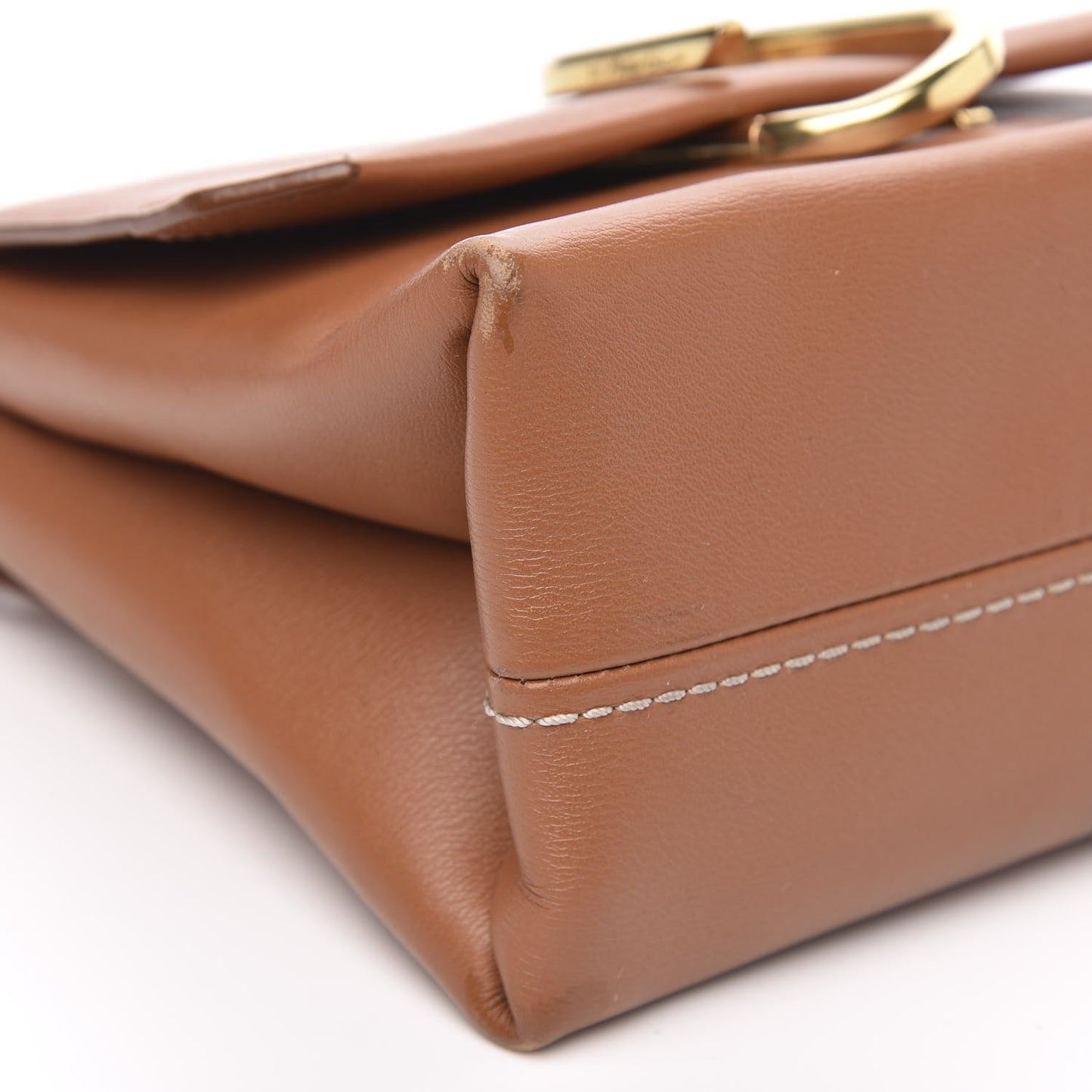 3.1 Smooth Calfskin Mini Alix Top Handle Satchel Tan
