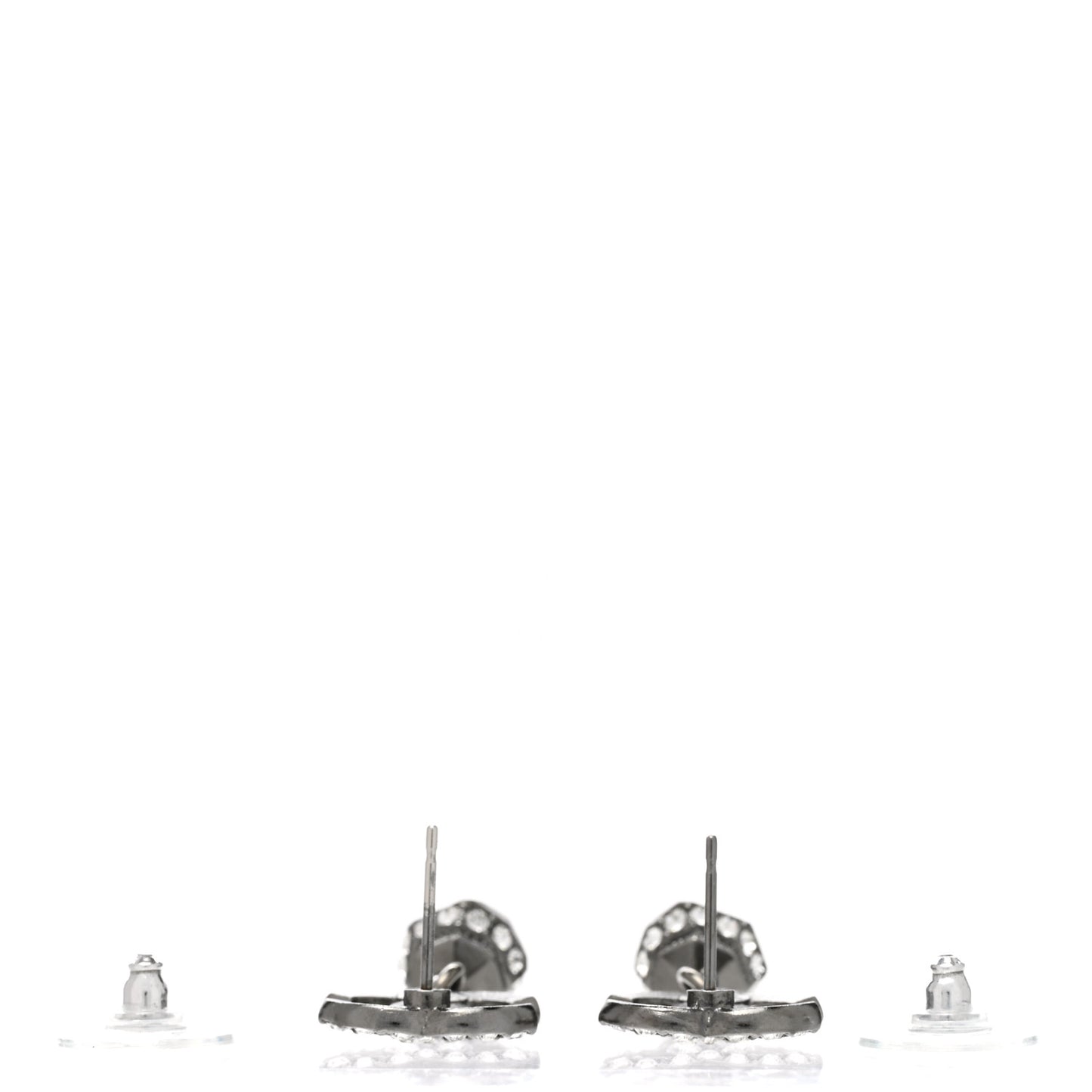 Ruthenium CC Crystal Drop Earrings