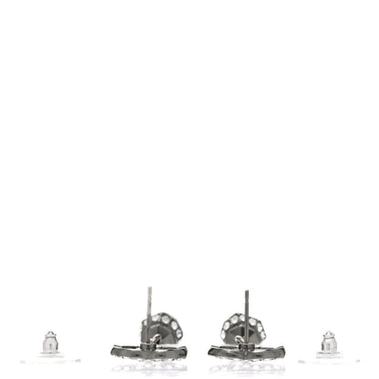 Chanel Ruthenium CC Crystal Drop Earrings 3 of 5