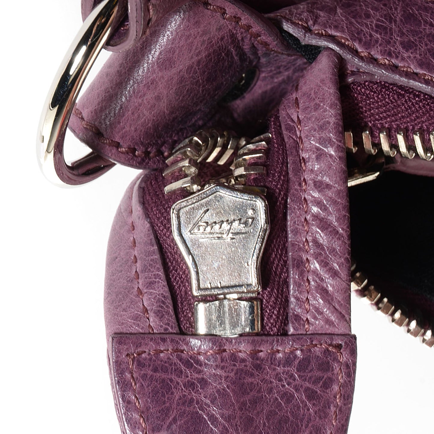 Agneau Giant 21 Silver Hardware Day Hobo Murier
