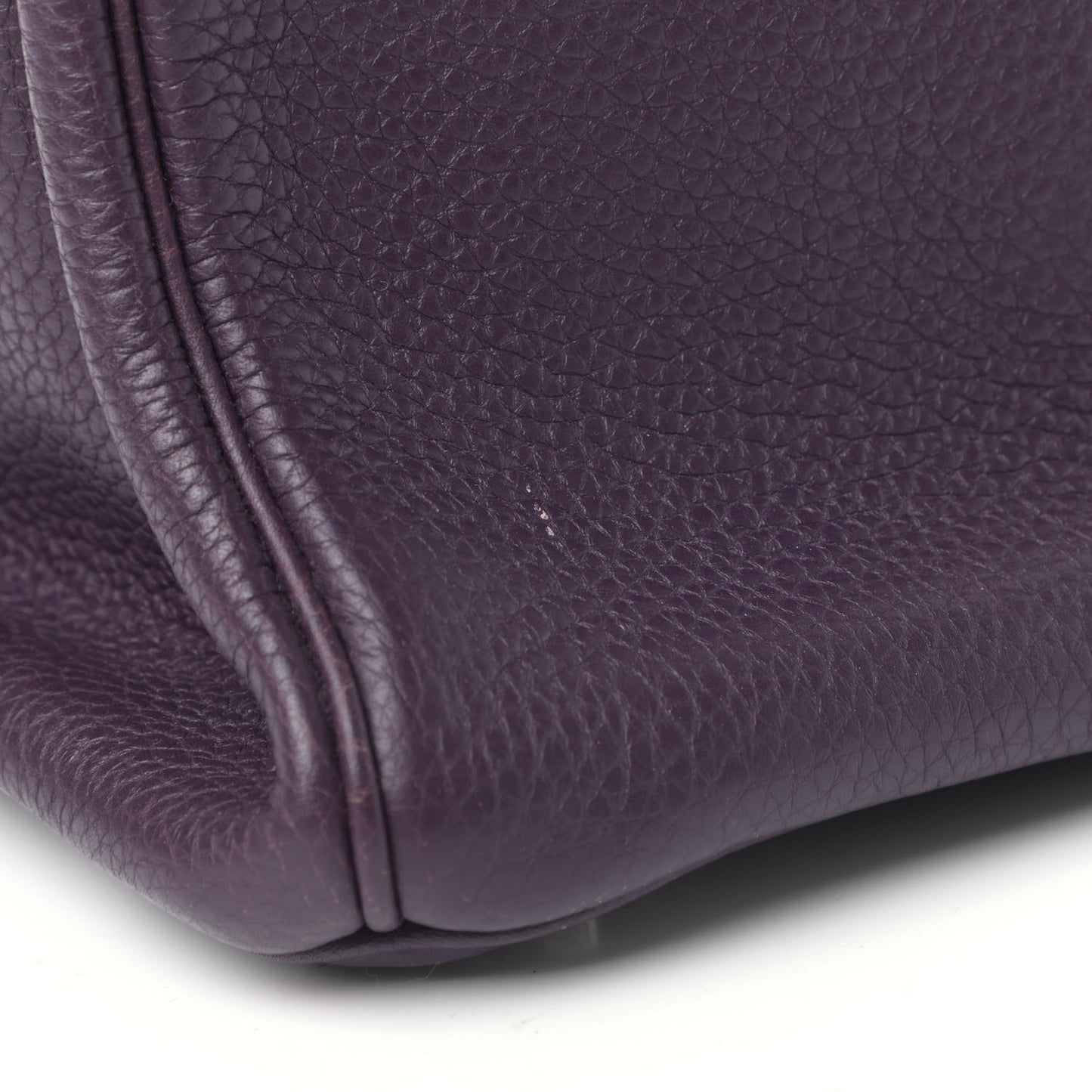 Taurillon Clemence Birkin 30 Raisin