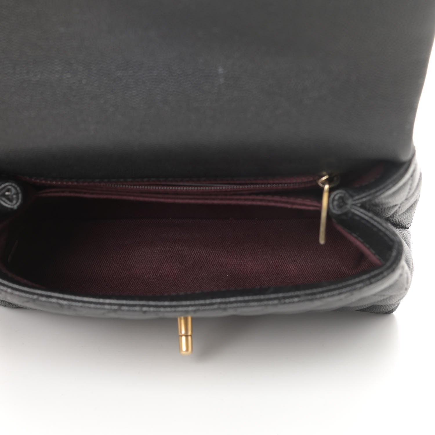 Chanel Caviar Quilted Mini Coco Handle Flap Black 5 of 15