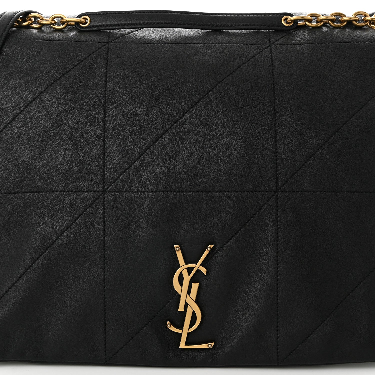 Saint Laurent Lambskin Matelasse Monogram Large Jamie 4.3 Black 7 of 9