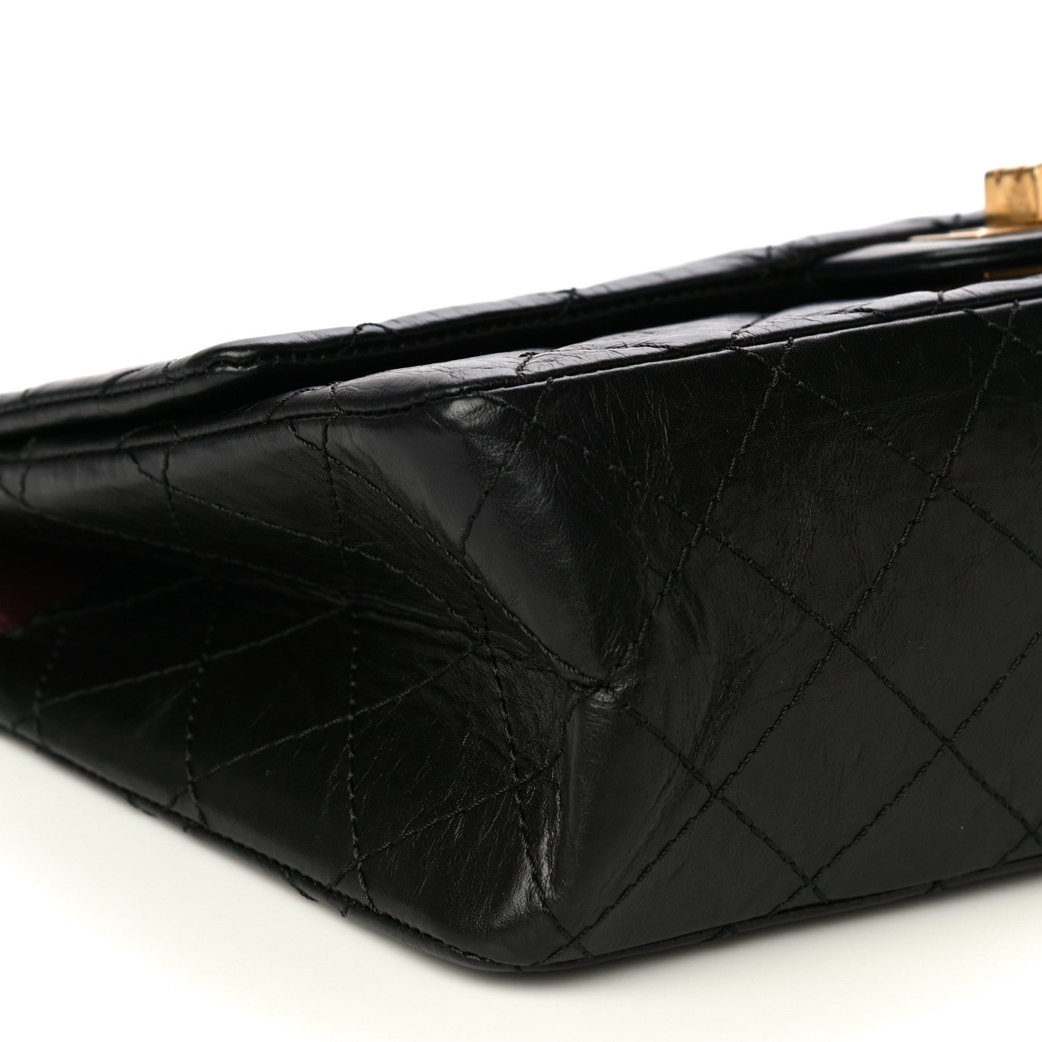 Chanel Aged Calfskin Quilted 2.55 Reissue 226 Flap Black 9 of 17