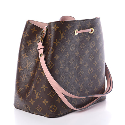 Louis Vuitton Monogram Neonoe MM Rose Poudre 2 of 8