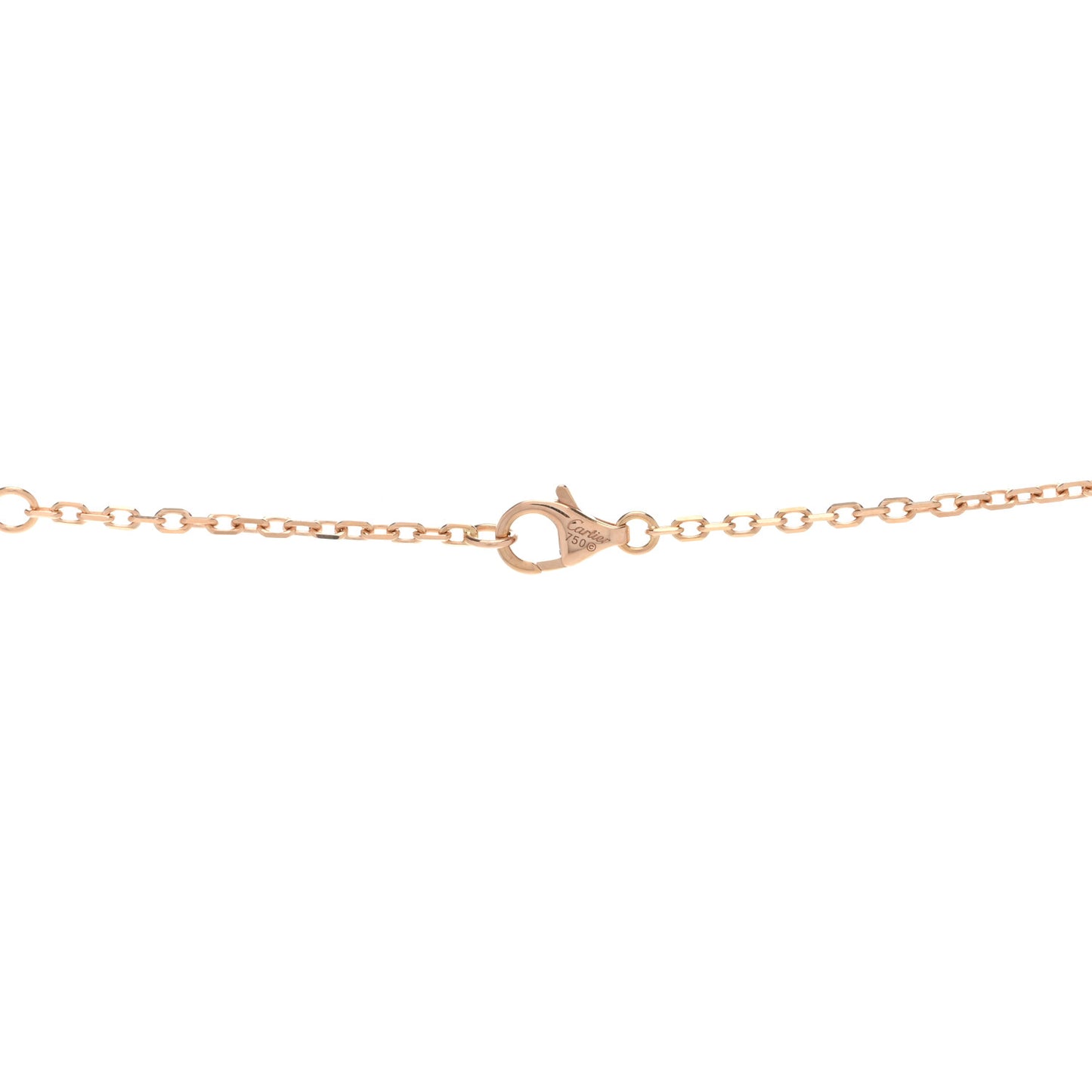 18K Pink Gold Pink Sapphire Trinity Pendant Necklace