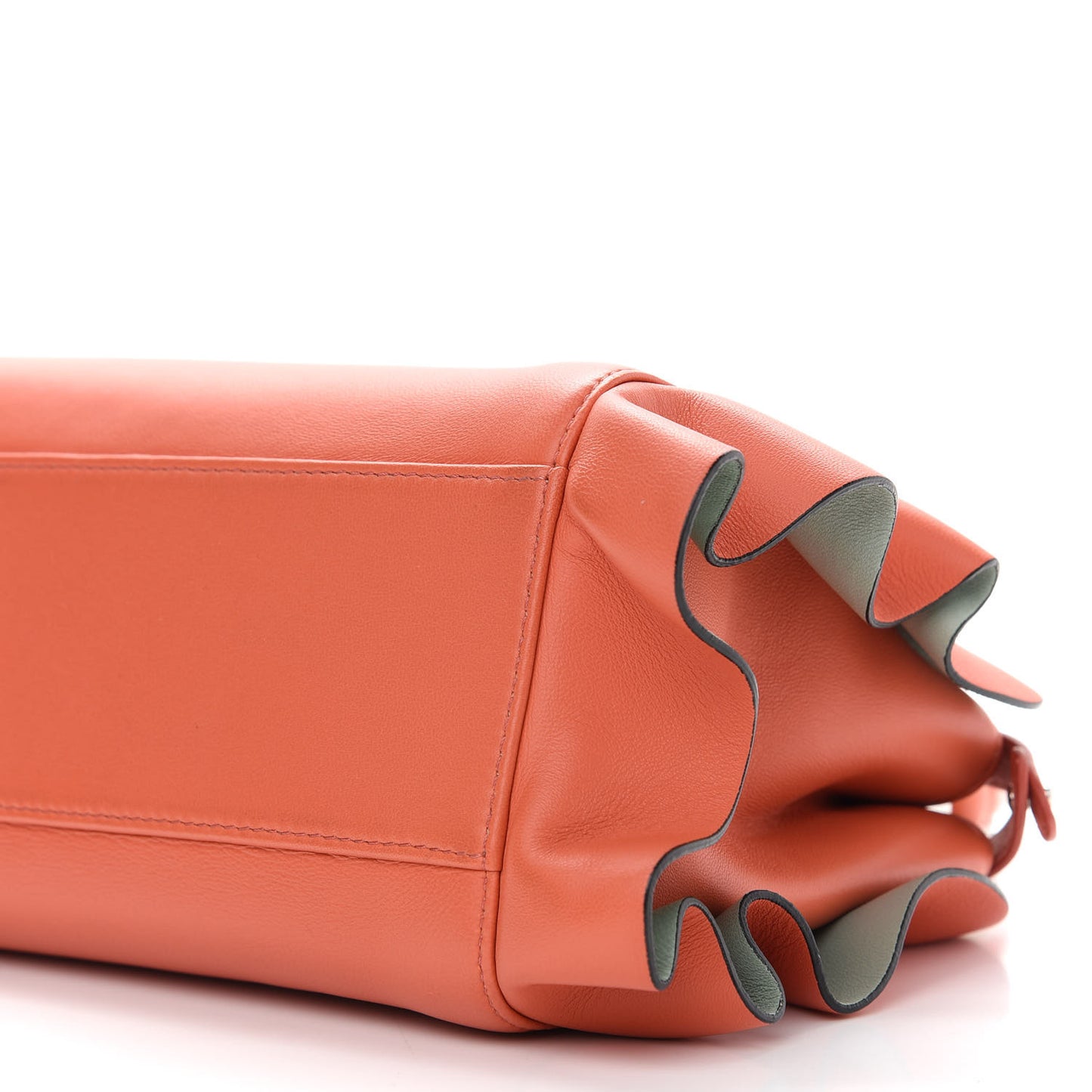 Nappa Waves Bi-Color Mini Peekaboo Iconic Satchel