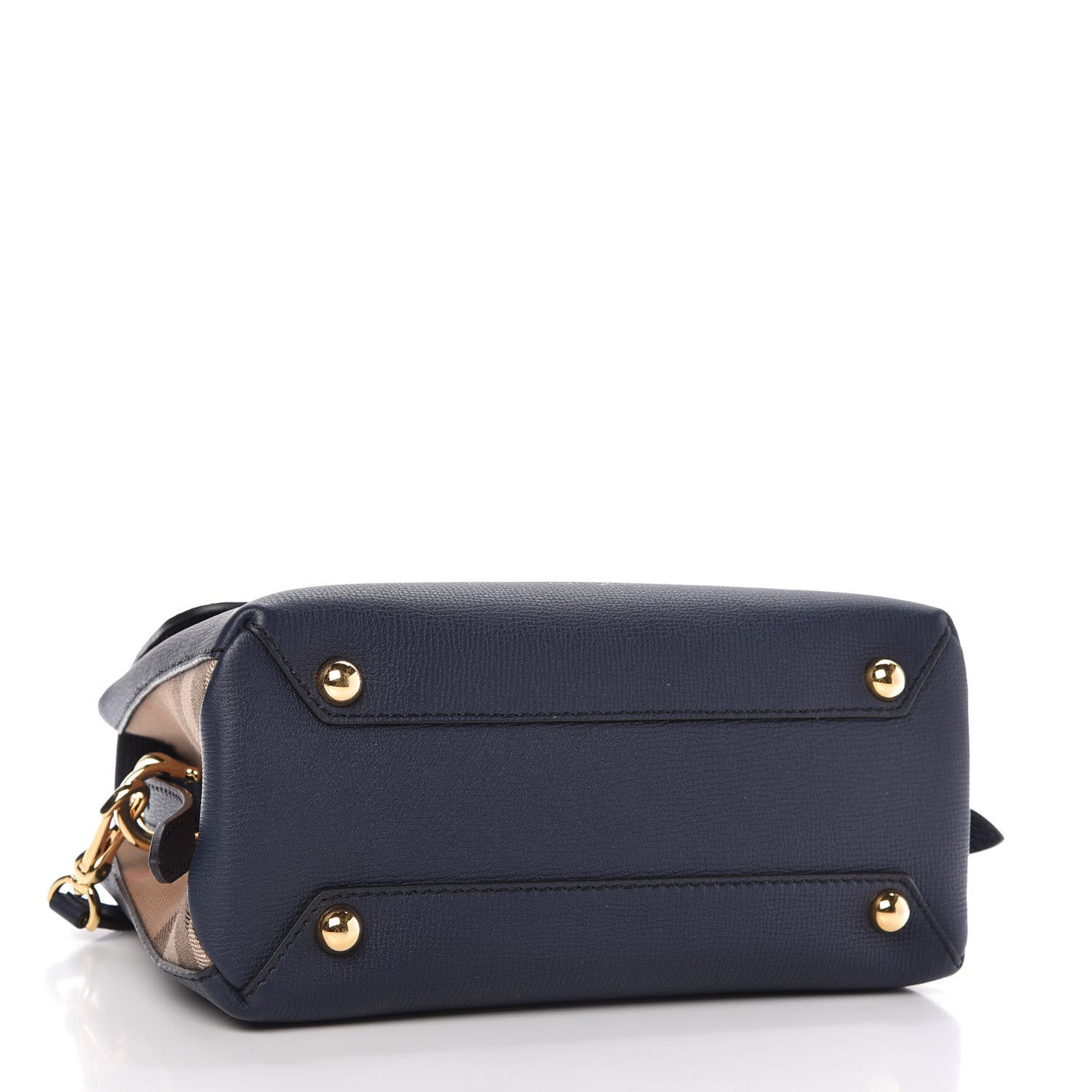Derby Calfskin House Check Small Camberley Ink Blue