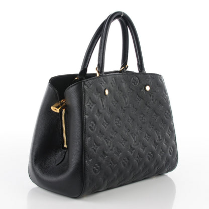 Louis Vuitton Empreinte Montaigne MM Black 3 of 8