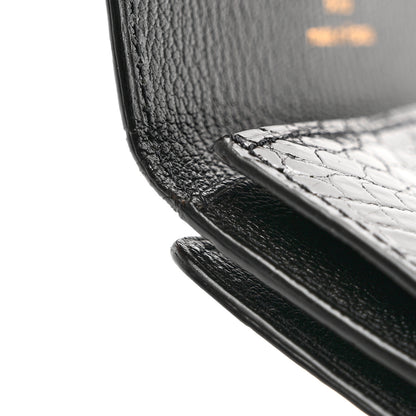 Louis Vuitton Shiny Alligator Ludlow Wallet Black 8 of 11
