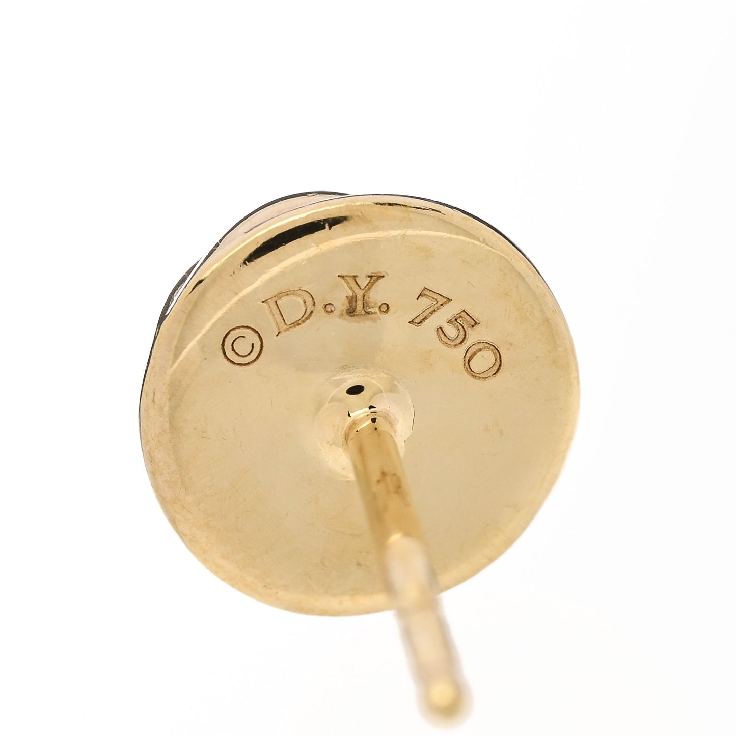 18K Yellow Gold 8mm Sculpted Cable Earrings