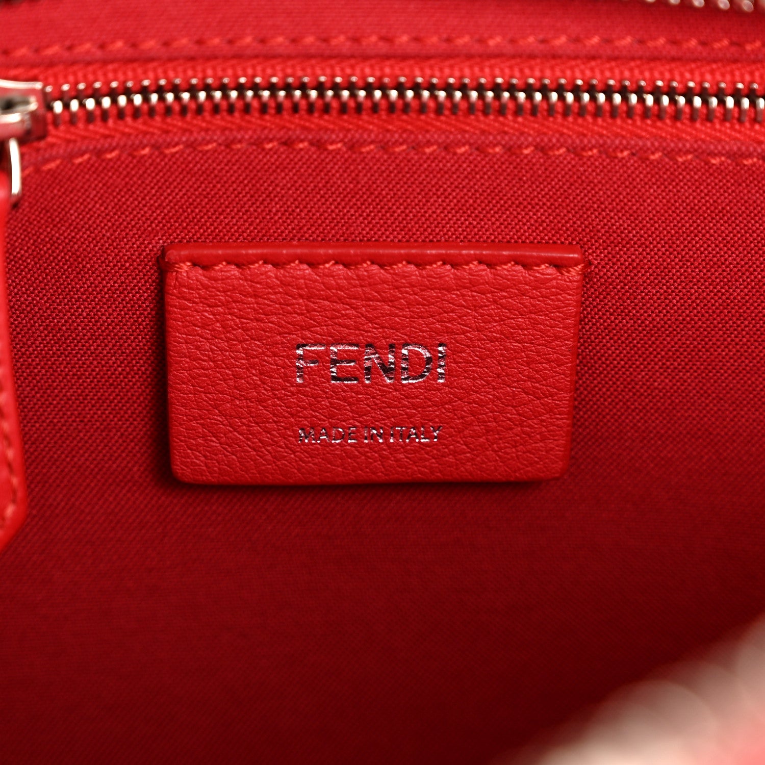 Fendi Shiny Nappa Trapuntata Mini Backpack Papavero 6 of 14