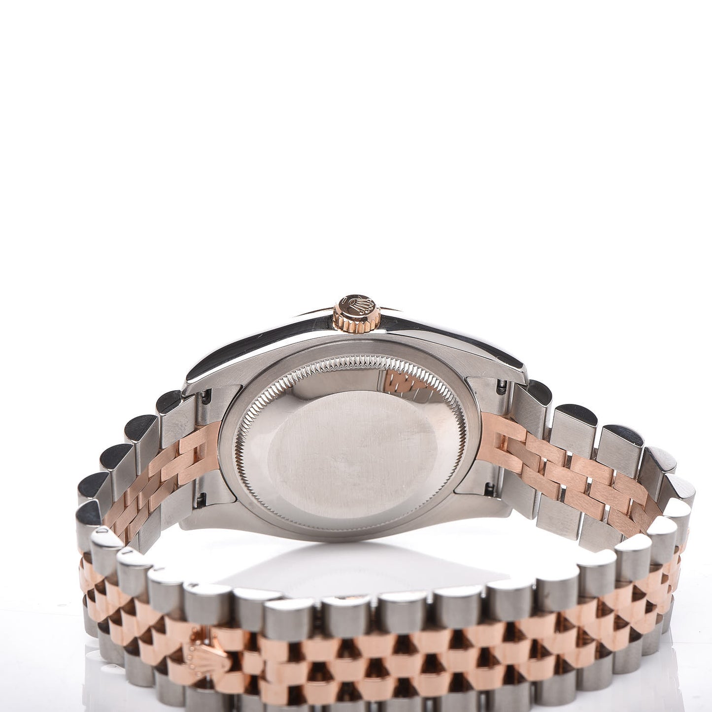 Stainless Steel 18K Everose Gold 36mm Oyster Perpetual DateJust Watch Pink 116231