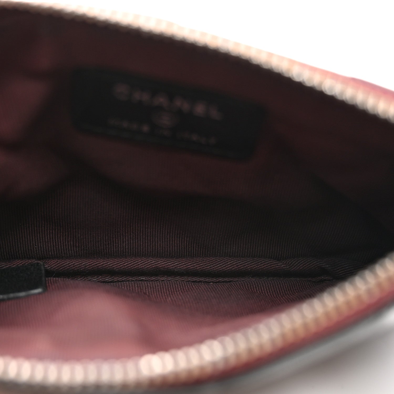 Chanel Lambskin Quilted Small Cosmetic Case Black 5 of 8